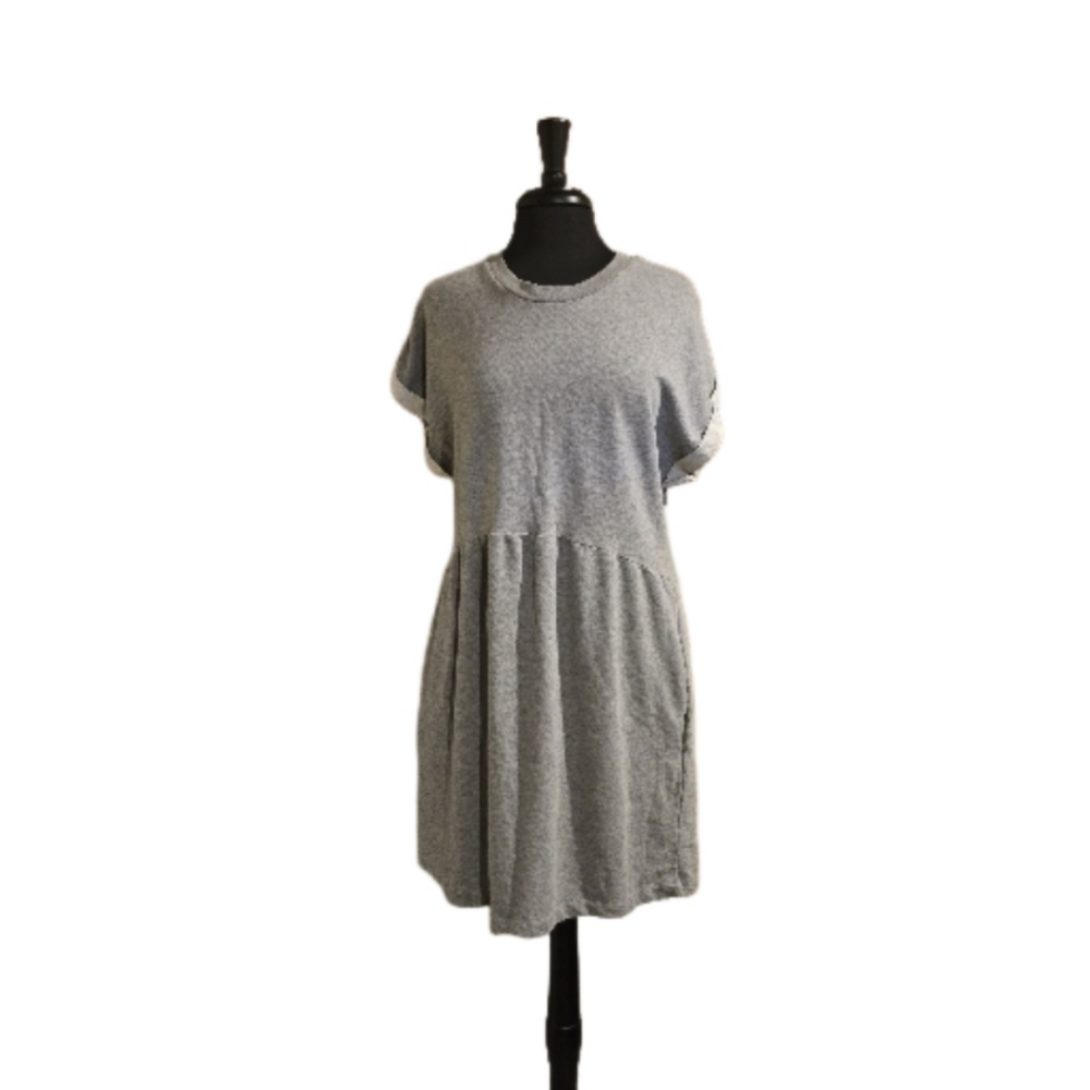 Wild Fable Midi Dress Size L Gray with pockets
